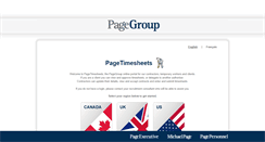 Desktop Screenshot of pagetimesheets.com